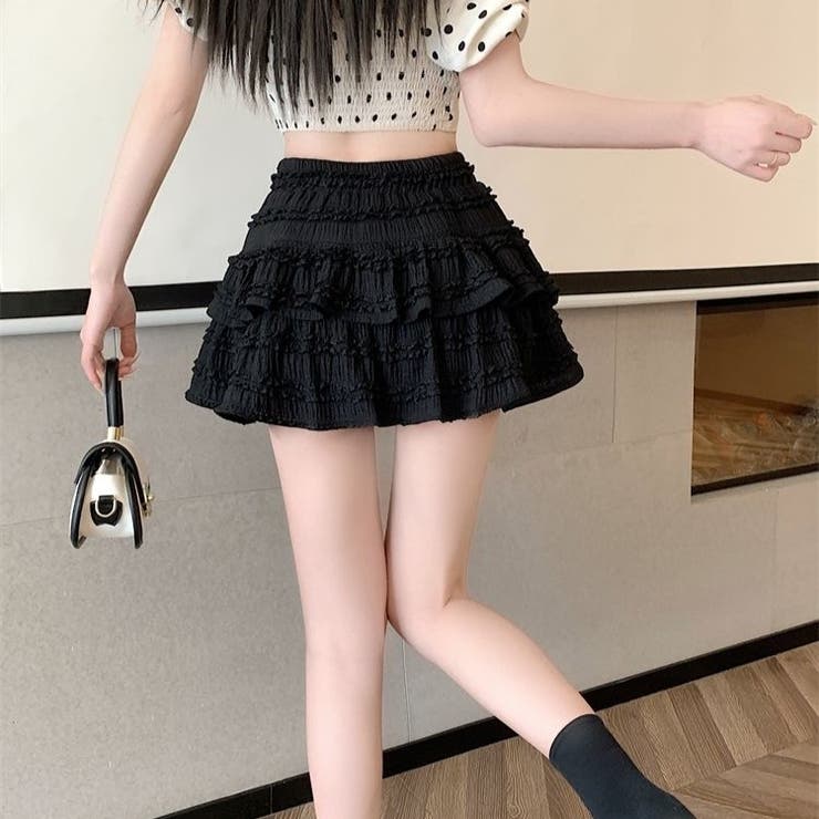 ティアードフレアミニスカート | Achic | 詳細画像45 