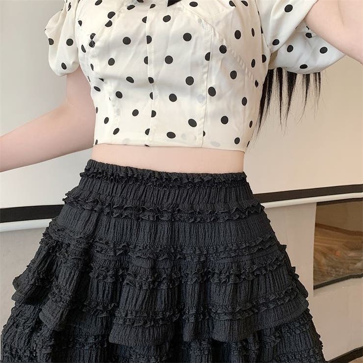 ティアードフレアミニスカート | Achic | 詳細画像46 