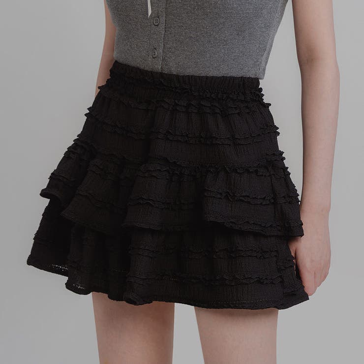 ティアードフレアミニスカート | Achic | 詳細画像48 