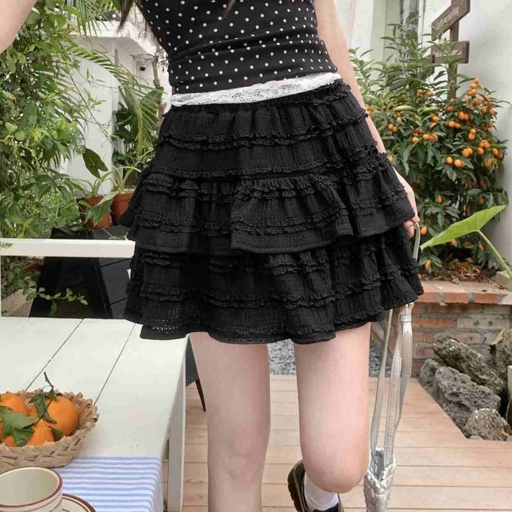 ティアードフレアミニスカート | Achic | 詳細画像51 