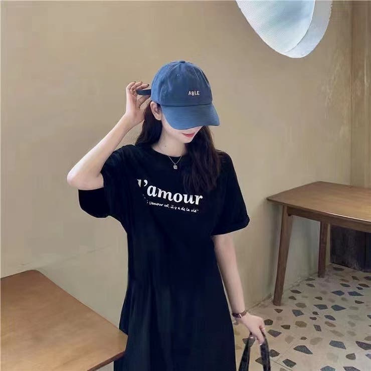 ロンtワンピース 英文字ロゴtシャツワンピ ベルト付き 品番 Shnw Achic アシック のレディースファッション通販 Shoplist ショップリスト