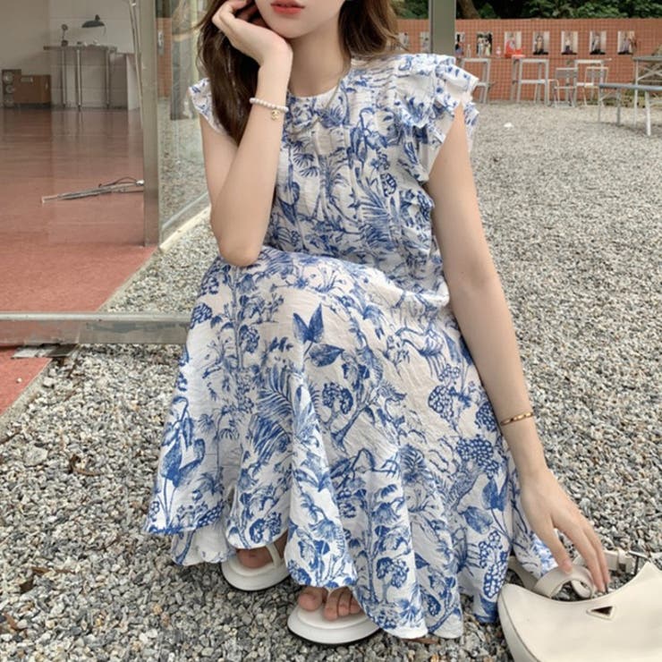 ファッションメッセージ韓国製シック花柄紫フリルアンサンブルチュニック 楽天市場】日本製 チュニック トップス 花柄 ジャカード