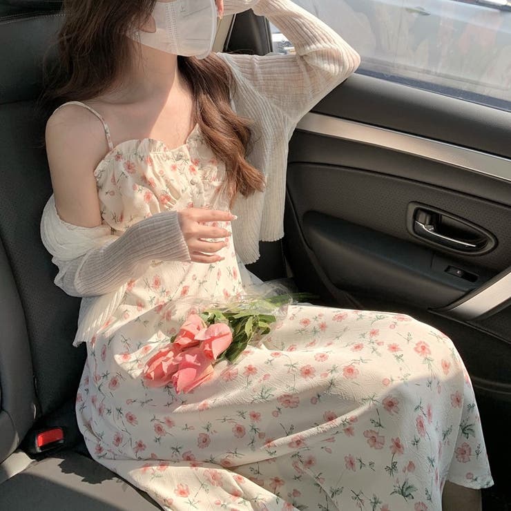 花柄ワンピース Aライン ワンピース[品番：JSFW0010371]｜JS