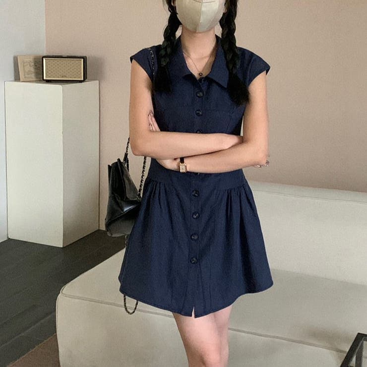 ショートワンピース[品番：SHNW0011152]｜Achic（アシック）の