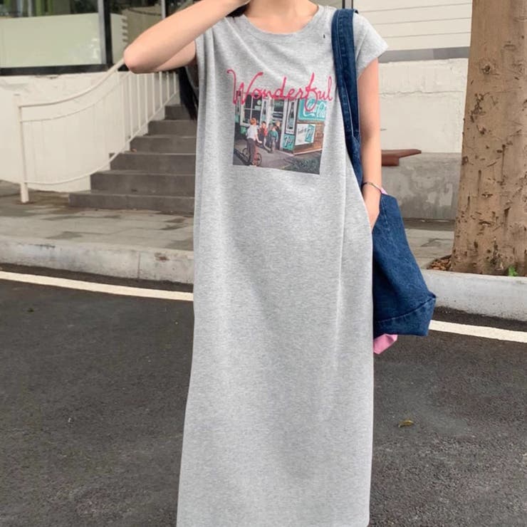 ノースリーブプリントワンピース | Achic | 詳細画像10