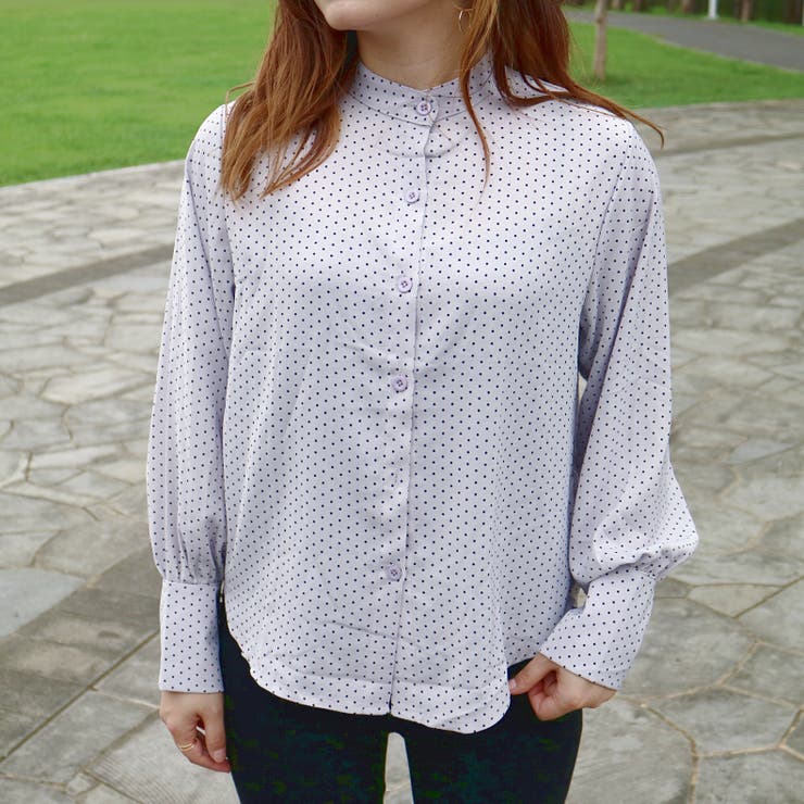 ドットシャツ ドット トップス 品番 Shnw Lady Like レディライク のレディース ファッション通販 Shoplist ショップリスト