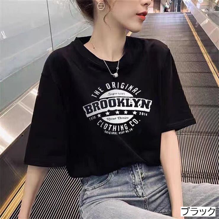 Brooklynロゴtシャツ トップス アメカジ 品番 Shnw Lady Like レディライク のレディース ファッション通販 Shoplist ショップリスト