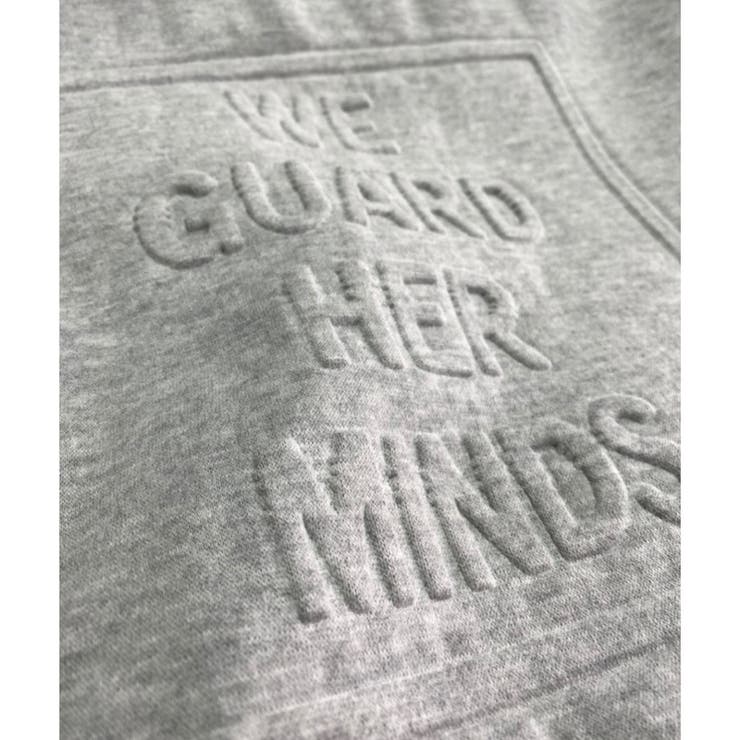 立体ロゴアウトステッチトレーナー スウェット スエット | LADY LIKE  | 詳細画像14 