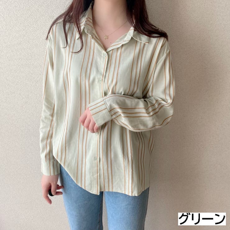 ブラウス シャツ 「WOMEN」マルチストライプ ブラウス レディース DAY CLOSET ブラウス シャツ レディース マルチカラーストライプ
