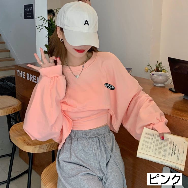 イレギュラーヘムショートトップス2点セット ロンT ロングTシャツ[品番：SHNW0006374]｜LADY LIKE （レディライク  ）のレディースファッション通販｜SHOPLIST（ショップリスト）