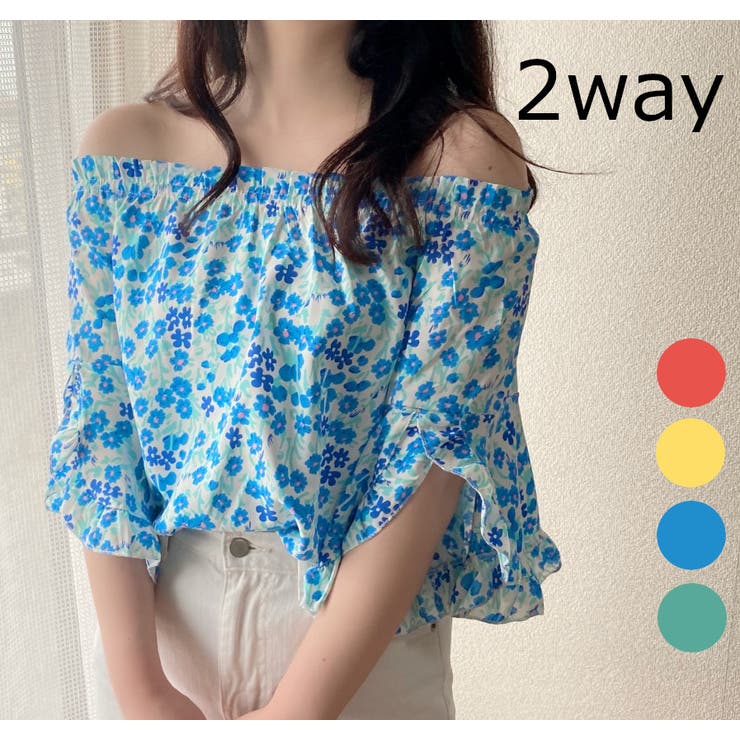 bibiy. 花モチーフフリルトップス bibiy新品CAMELLIA TOP 花モチーフフリルトップス｜Yahoo!フリマ