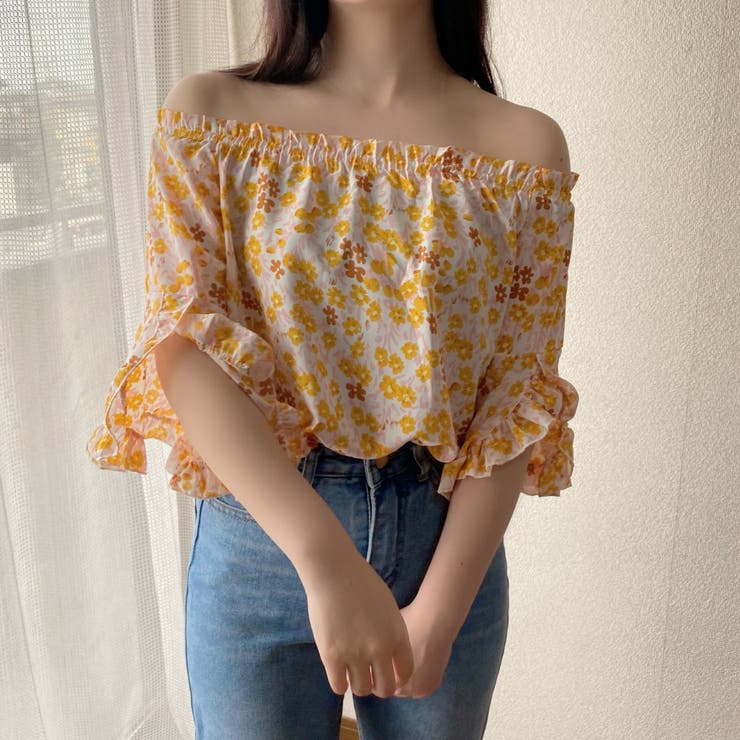 VALENTINO ひらひら花びらフリル美形トップス Chi Chi Girls ラッフルフリルチュールドレス 3-7歳 CG78226WH