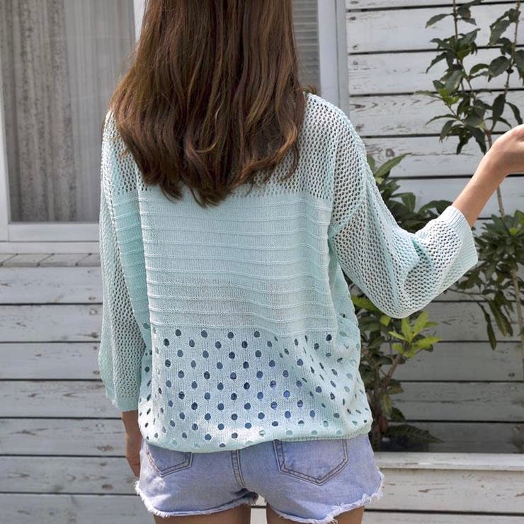 極美品　希少　ミルシェ　鍵編み半袖カーディガン　メッシュ　透かし編み　白　 F 極美品 希少 ミルシェ 鍵編み半袖カーディガン メッシュ 透かし