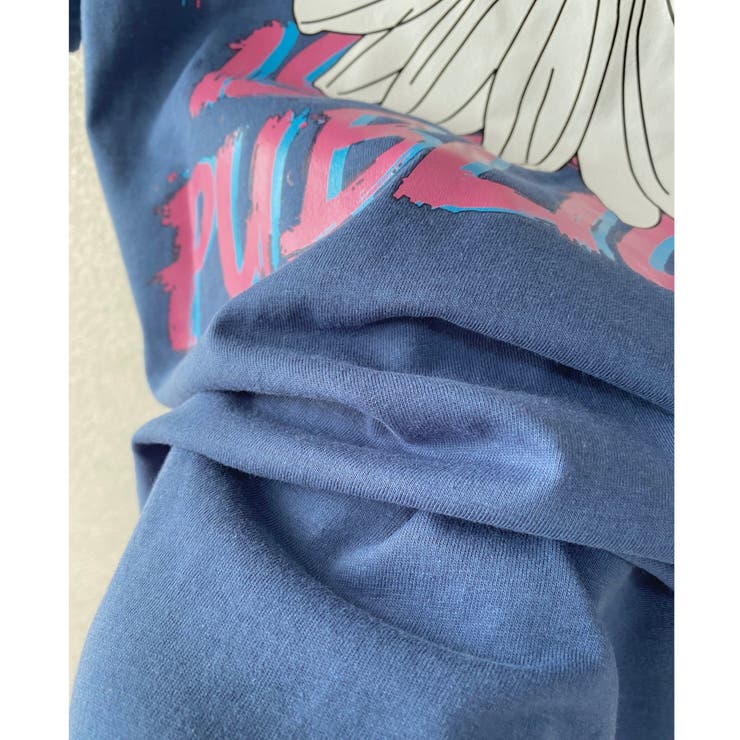 フラワー柄バックプリントTシャツ オーバーサイズ 花柄[品番