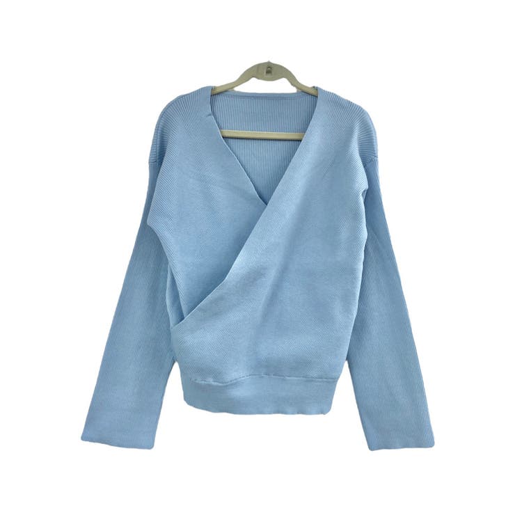 ストレートスリーブカシュクールニット | LADY LIKE  | 詳細画像13 