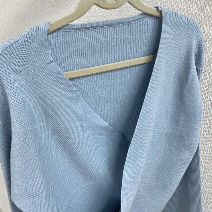 ストレートスリーブカシュクールニット | LADY LIKE  | 詳細画像14 