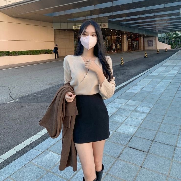 ストレートスリーブカシュクールニット | LADY LIKE  | 詳細画像6 