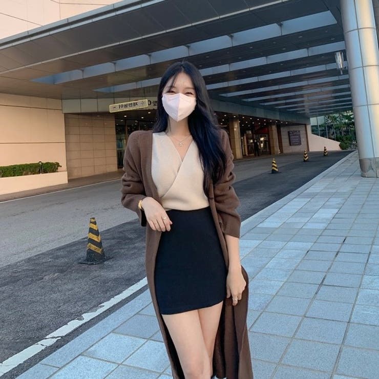 ストレートスリーブカシュクールニット | LADY LIKE  | 詳細画像7 