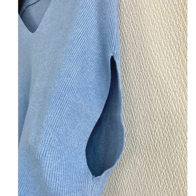 ドロップショルダーノースリーブニット | LADY LIKE  | 詳細画像16 