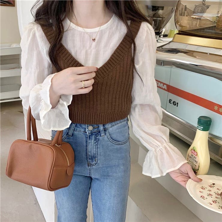 キャンディスリーブくしゅくしゅブラウス | LADY LIKE  | 詳細画像10 