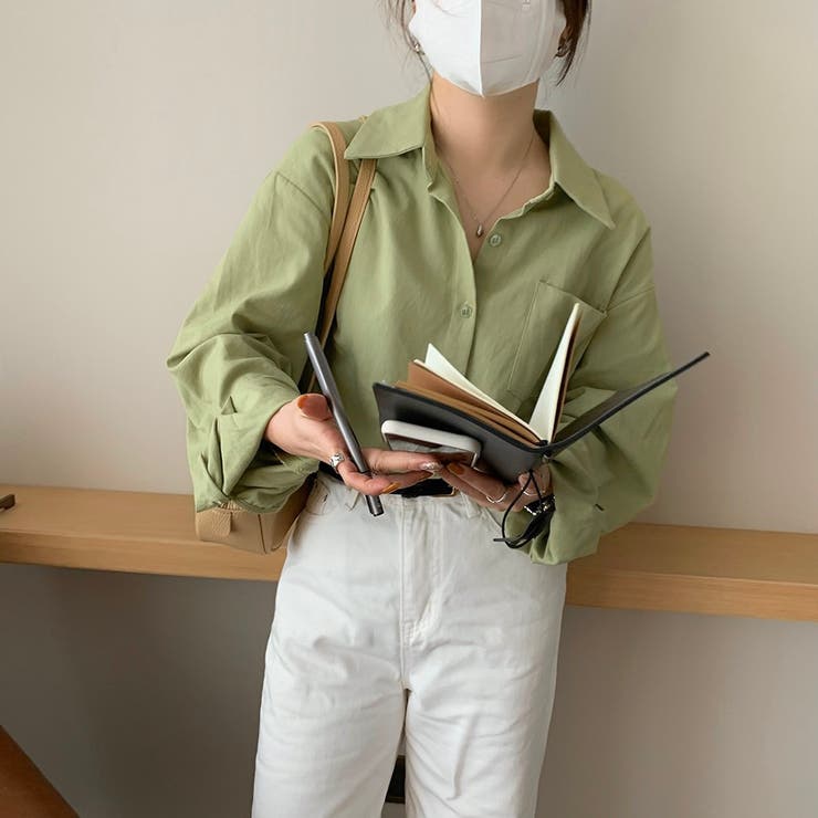 ビッグポケットピーチフェイスレギュラーシャツ | LADY LIKE  | 詳細画像11 