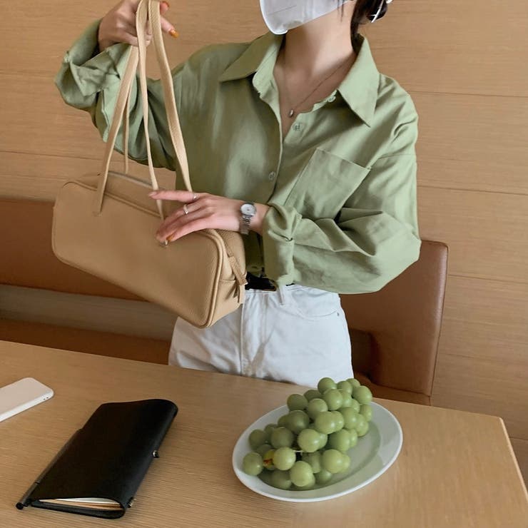 ビッグポケットピーチフェイスレギュラーシャツ | LADY LIKE  | 詳細画像13 