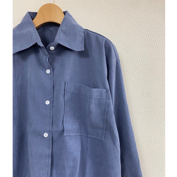 ビッグポケットピーチフェイスレギュラーシャツ | LADY LIKE  | 詳細画像17 