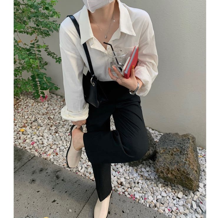 ビッグポケットピーチフェイスレギュラーシャツ | LADY LIKE  | 詳細画像5 