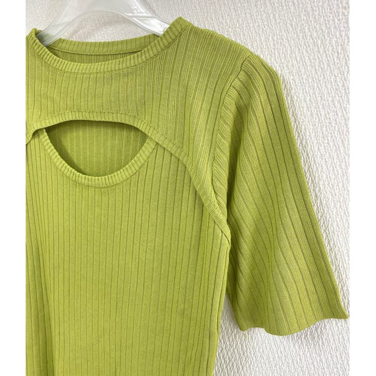 デコルテ空きコンパクトリブニット  | LADY LIKE  | 詳細画像12 