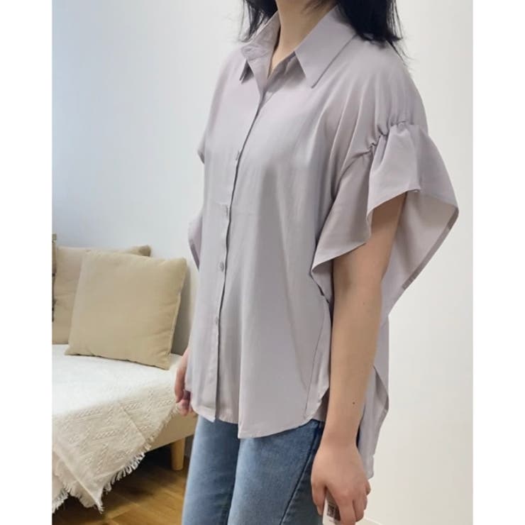 変形スリーブデザインシャツ | LADY LIKE  | 詳細画像6 