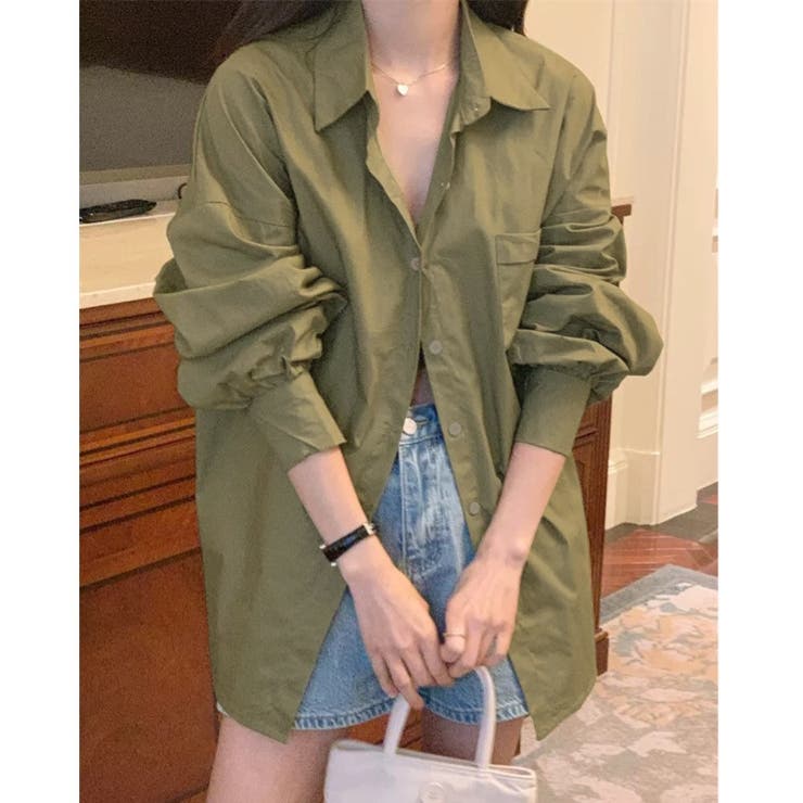 バックデザイン肌見せシャツ | LADY LIKE  | 詳細画像15 