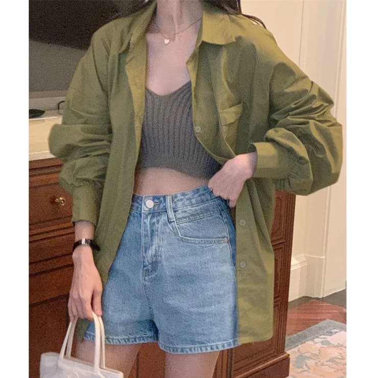 バックデザイン肌見せシャツ | LADY LIKE  | 詳細画像16 