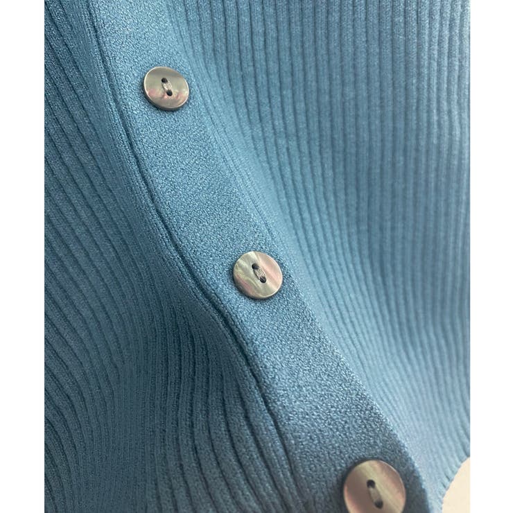 衿付き前開きソフトリブニット | LADY LIKE  | 詳細画像38 