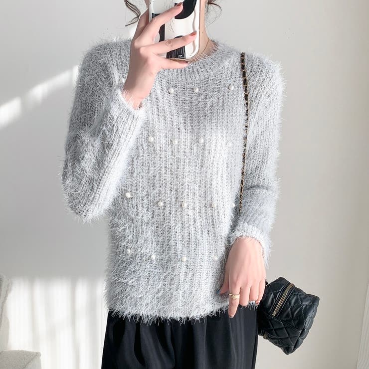 パールデザインふわふわニット | LADY LIKE  | 詳細画像28 