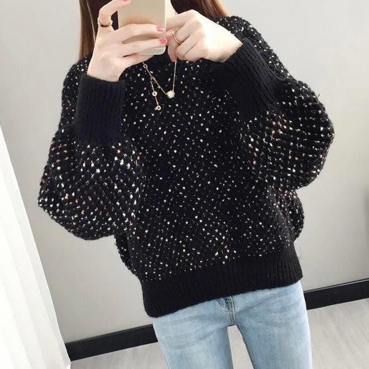 ＜ほぼ未使用＞KITH シャドウ柄ニット　L ドゥコンセプトラボ Deuse concept labo アーガイル柄 ニット