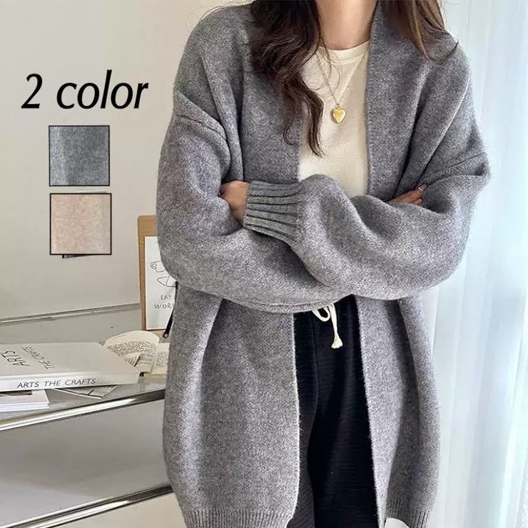 ボタンレスカーディガン[品番：SHNW0010323]｜LADY LIKE （レディ