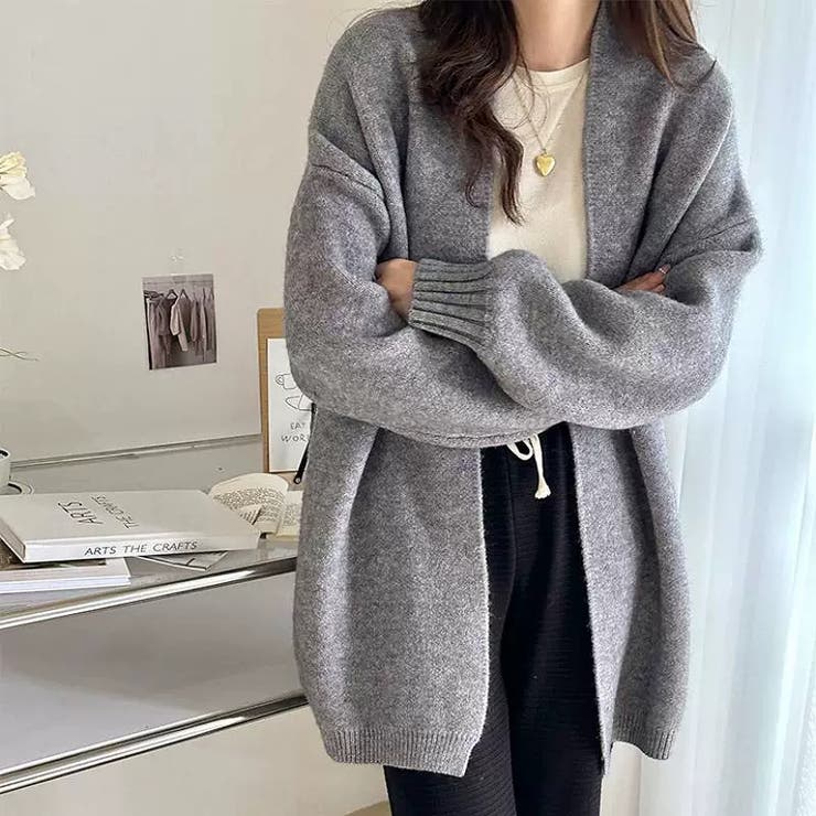 ボタンレスカーディガン[品番：SHNW0010323]｜LADY LIKE （レディ