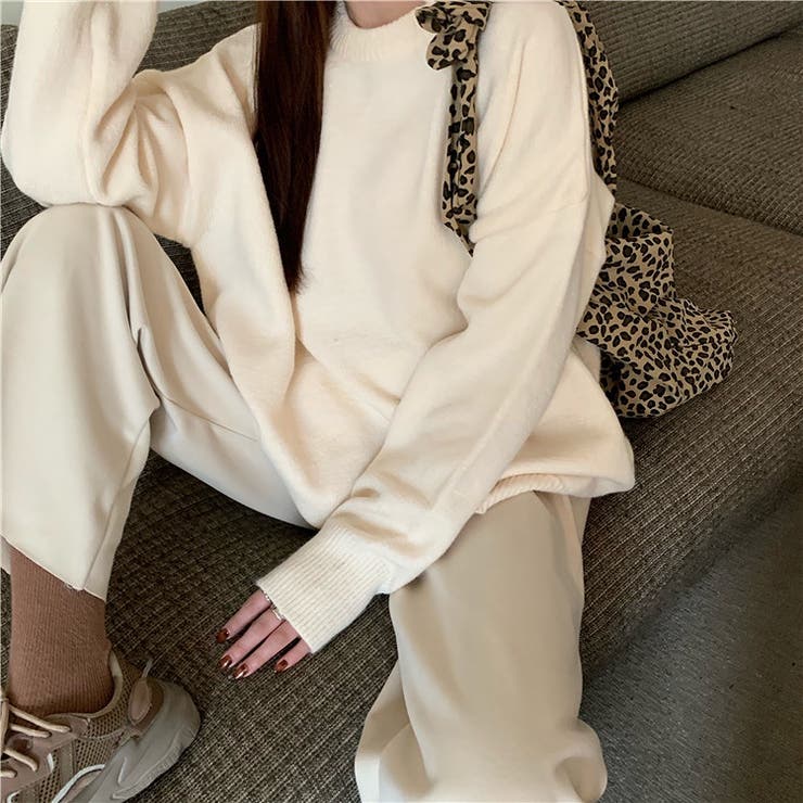 ホワイト | ふんわりニットプルオーバー | LADY LIKE 