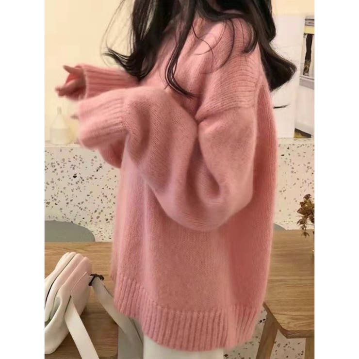 ピンク | ふんわりニットプルオーバー | LADY LIKE 
