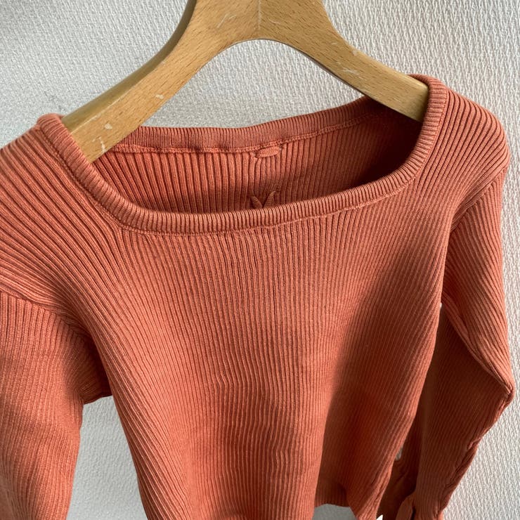 ベルスリーブショート丈リブニット | LADY LIKE  | 詳細画像19 