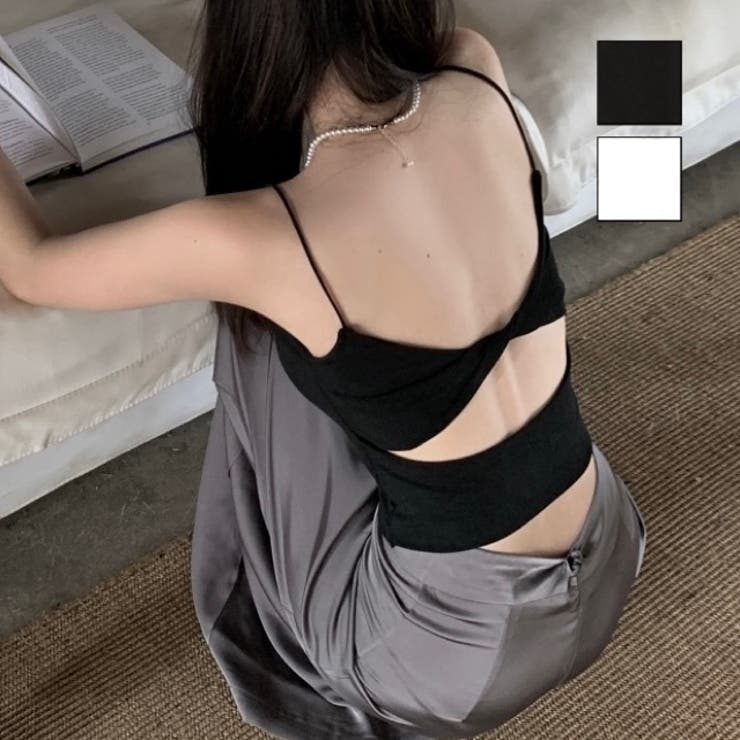 パット付きバックデザインキャミソール | LADY LIKE  | 詳細画像1 