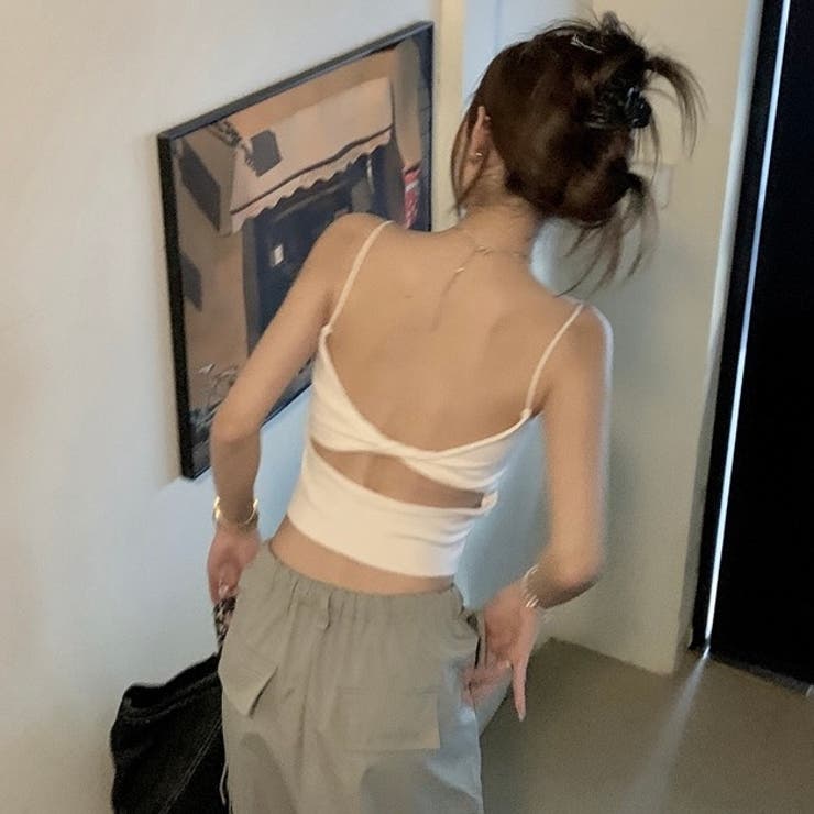 パット付きバックデザインキャミソール | LADY LIKE  | 詳細画像2 