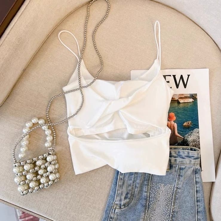 パット付きバックデザインキャミソール | LADY LIKE  | 詳細画像28 