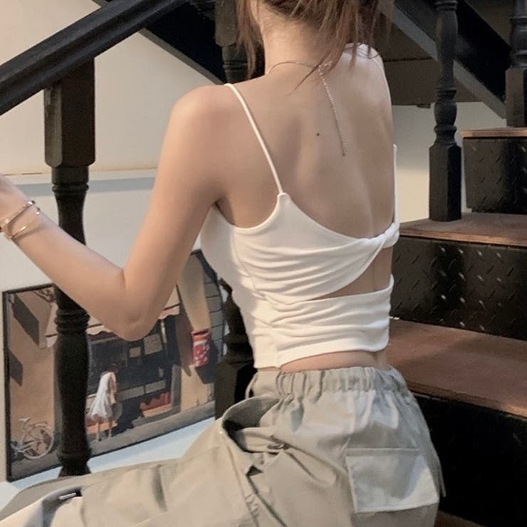 パット付きバックデザインキャミソール | LADY LIKE  | 詳細画像8 