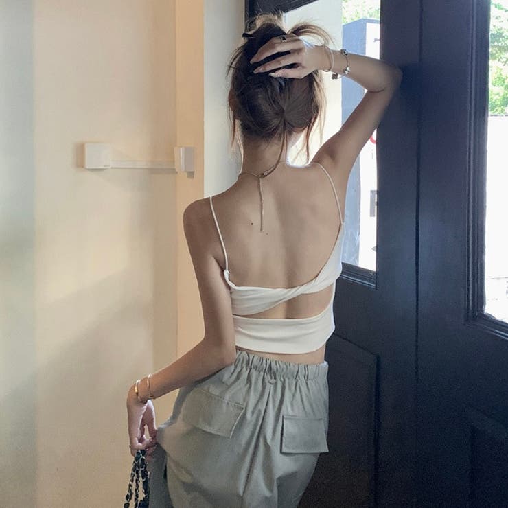 パット付きバックデザインキャミソール | LADY LIKE  | 詳細画像9 