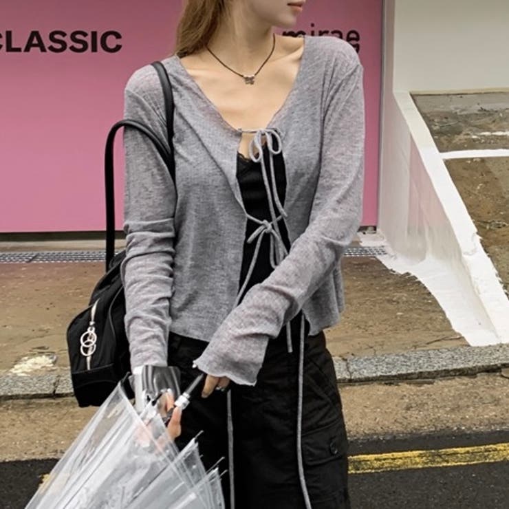 トリプルリボンやわらかカーディガン | LADY LIKE  | 詳細画像14 