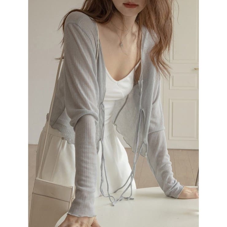 トリプルリボンやわらかカーディガン | LADY LIKE  | 詳細画像16 