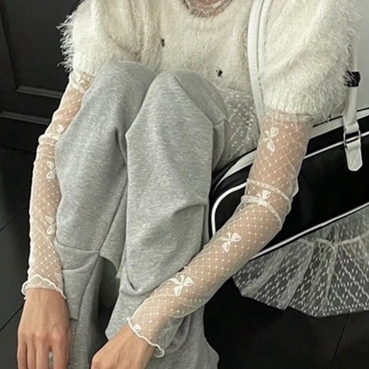 Bibiy. ストライプ　チュールトップス m18018960136_1.jpg?1720183721