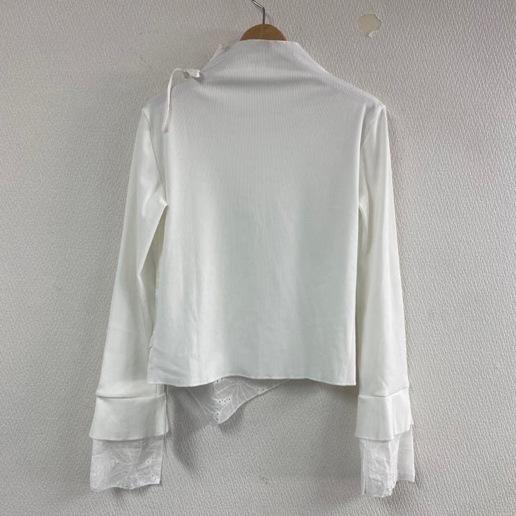 重ね着風ワンショルダートップス[品番：SHNW0010840]｜LADY LIKE