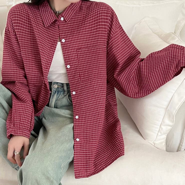 両ポケットミニチェックシャツ[品番：SHNW0011351]｜LADY LIKE